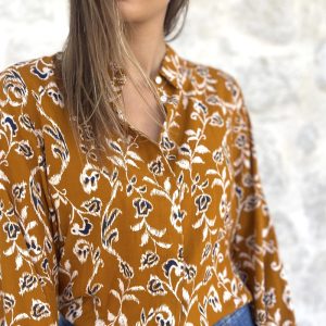 Camisa estampado flores