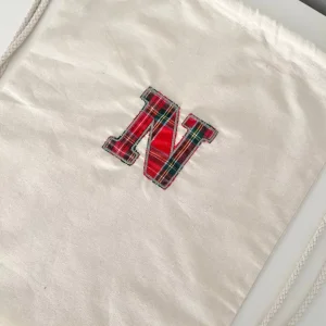 Bolsa multiusos/merienda cuadro tartán