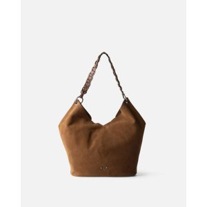 Bolso tipo saco marrón