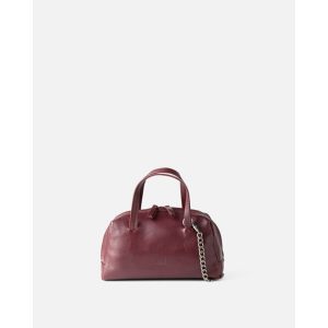 Bolso de mano burdeos