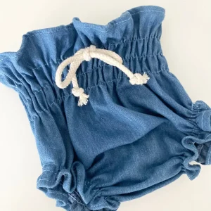 Braguita denim cordón