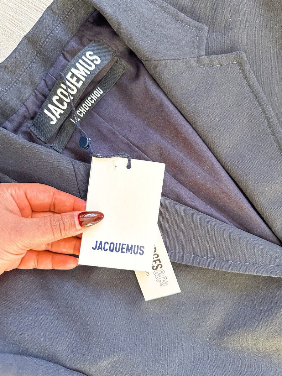 JACQUEMUS Menswear Le Chouchou Le Veste Piccinni Navy Blue Blazer Jacket - Imagen 5