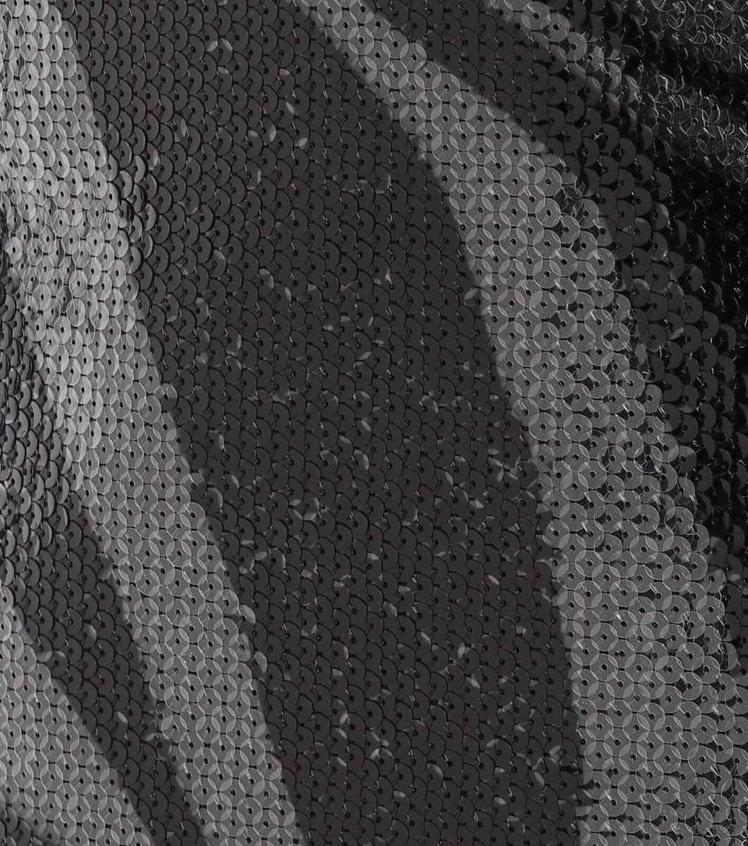 DAVID KOMA Sequin Zebra Print Bodycon Skirt - Imagen 7