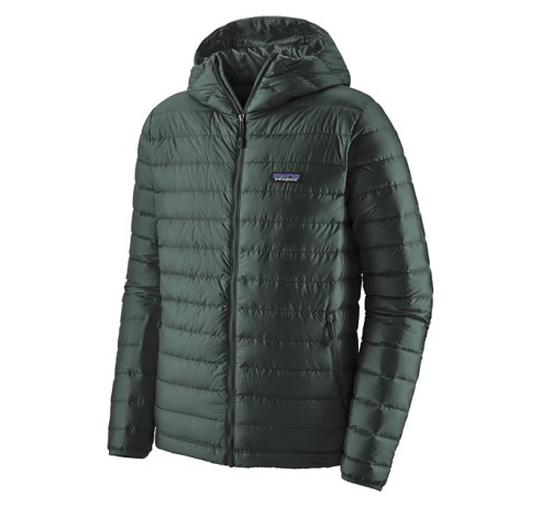 Parka Pluma Down Sweater Hoody Hombre Verde