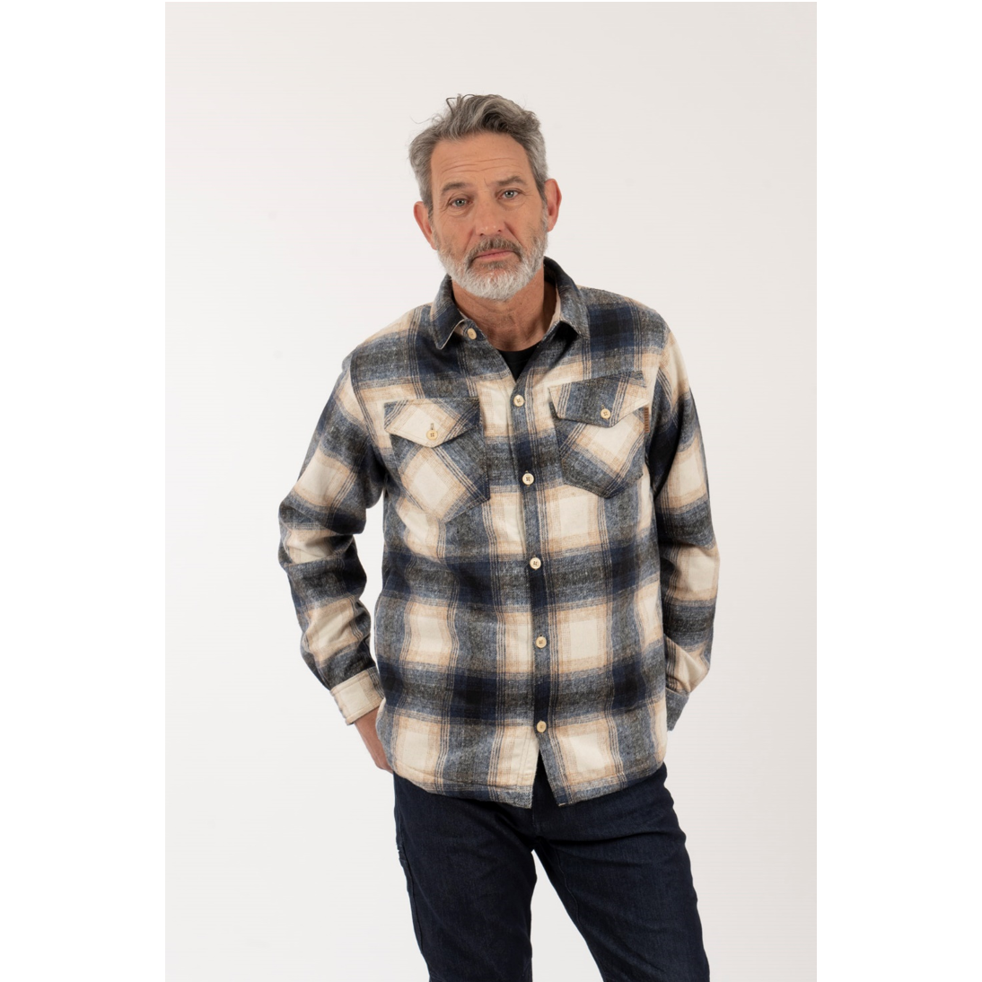 Camisa Harroen hombre – Azul - Imagen 6