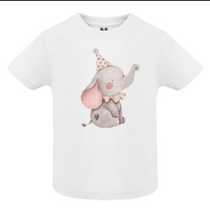 Camiseta elefante cumpleaños
