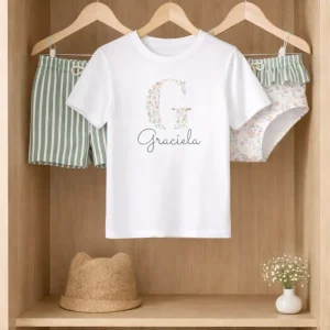 Camiseta personalizada flores