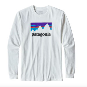 Polera Manga Larga Shop Sticker Cotton Hombre Blanco