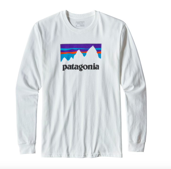 Polera Manga Larga Shop Sticker Cotton Hombre Blanco - Imagen 2