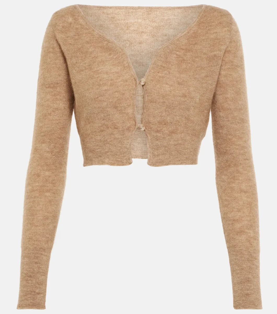 JACQUEMUS Le Cardigan Alzou Mohair Blend Cardigan