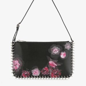 COPERNI Spiral Baguette Floral Pink Black Bag