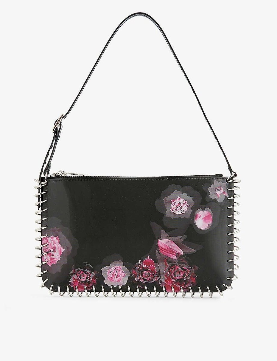 COPERNI Spiral Baguette Floral Pink Black Bag - Imagen 2