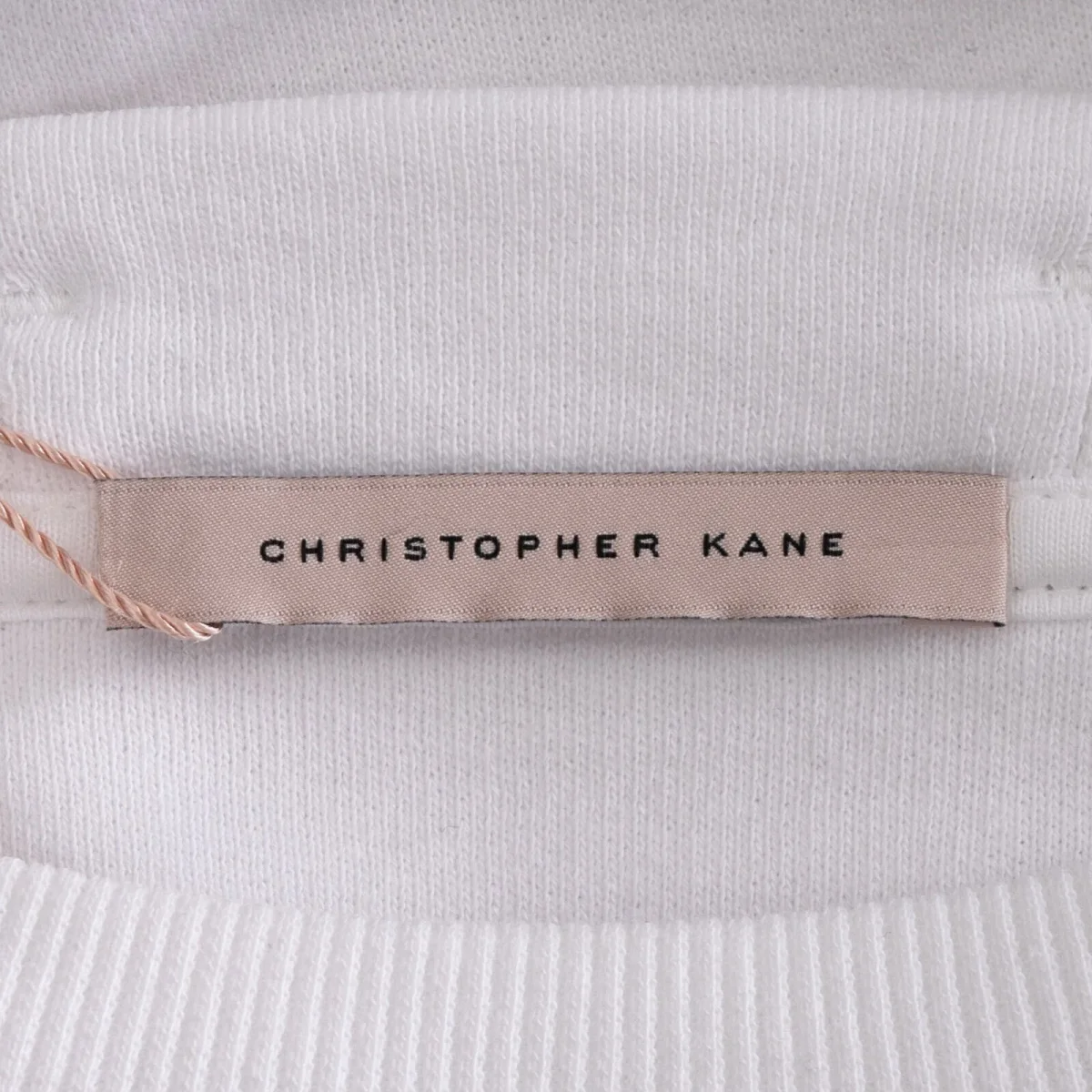 Christopher Kane White Lingerie Graphic Kacere Sweatshirt - Imagen 6