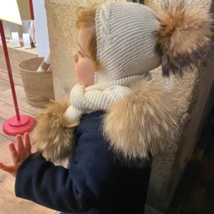 Conjunto gorro trenza y bufanda