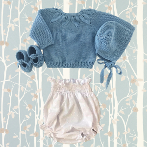 Conjunto Jersey hojas braguita