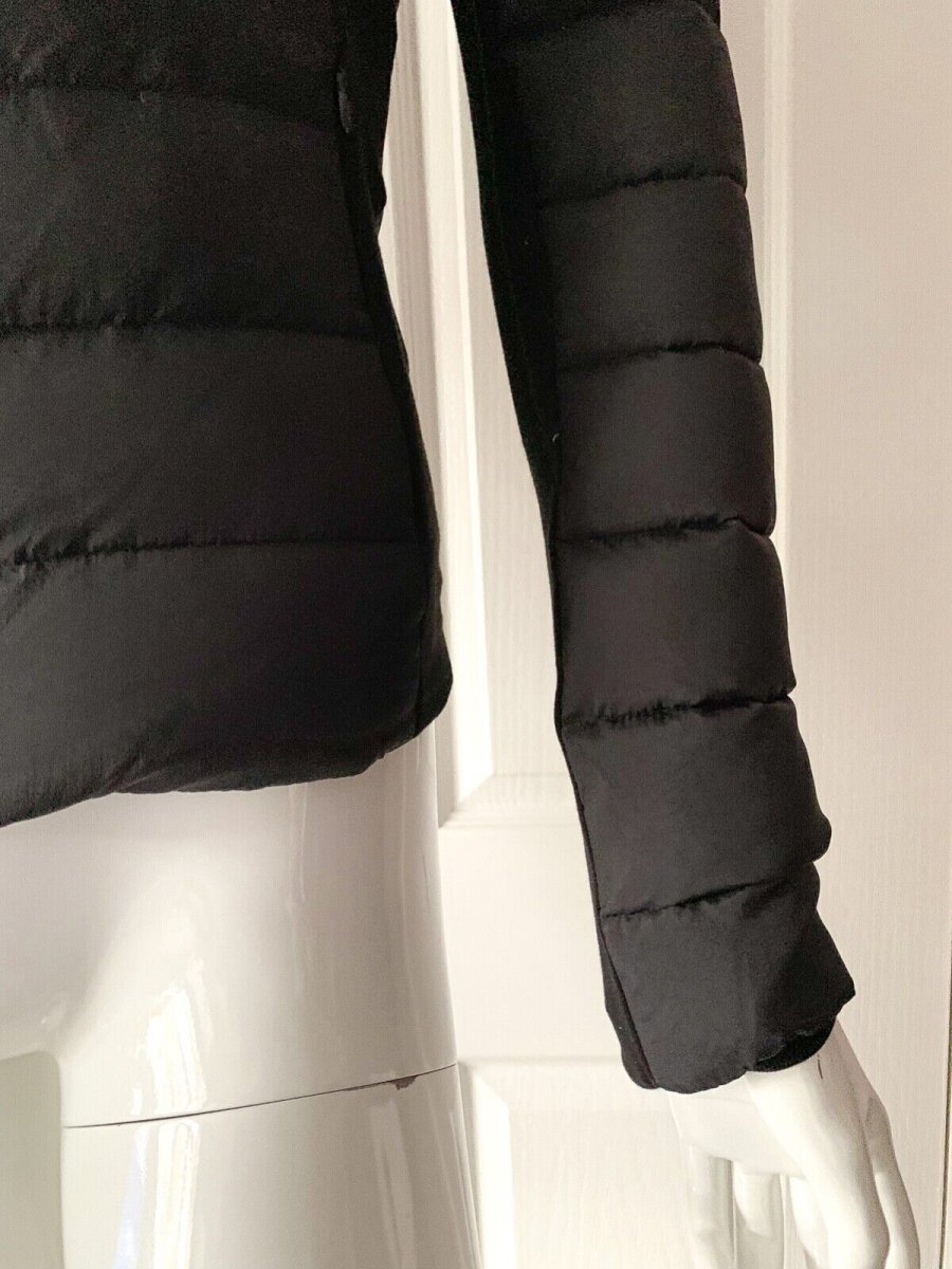 PACO RABANNE Black Down Bodyline Jacket - Imagen 4