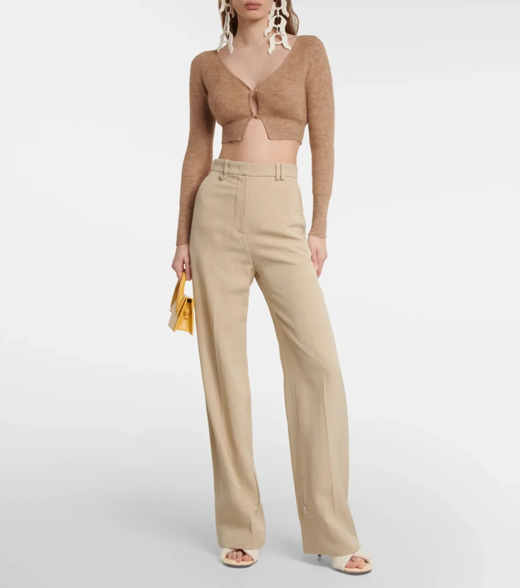 JACQUEMUS Le Cardigan Alzou Mohair Blend Cardigan - Imagen 3