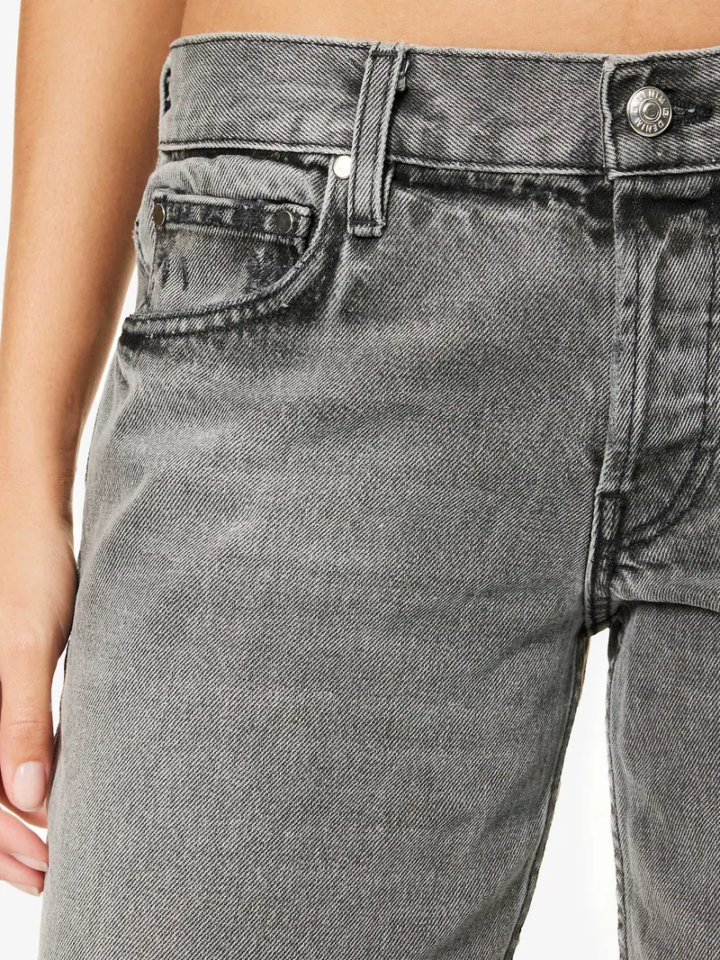 EB Denim Grey Low Rise Relaxed Wide-Leg Jeans - Imagen 9