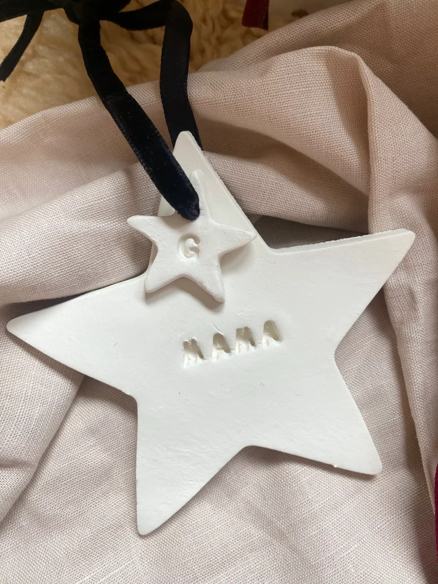 Estrella grande Navidad con estrellitas