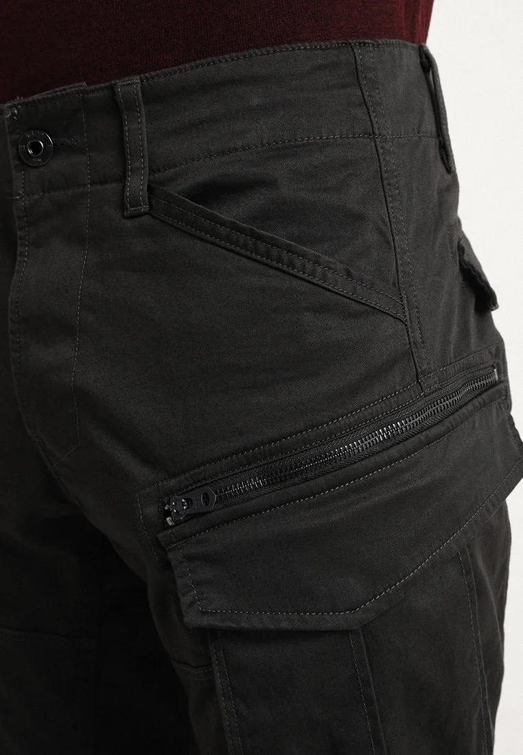 G-STAR Rovic Desert Tapered Cargo Raven Dark Grey Trousers Pants - Imagen 7