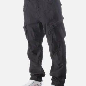 G-STAR RAW Black Rovic Loose Men's Cargo Trousers Combat Ripstop