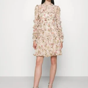 NEEDLE & THREAD Garland Flora Ruffle Ditsy Floral Mini Dress