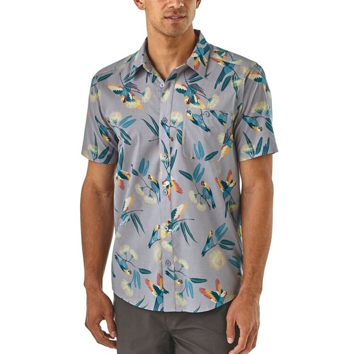 Camisa Manga Corta Go To Hombre Verde - Imagen 3