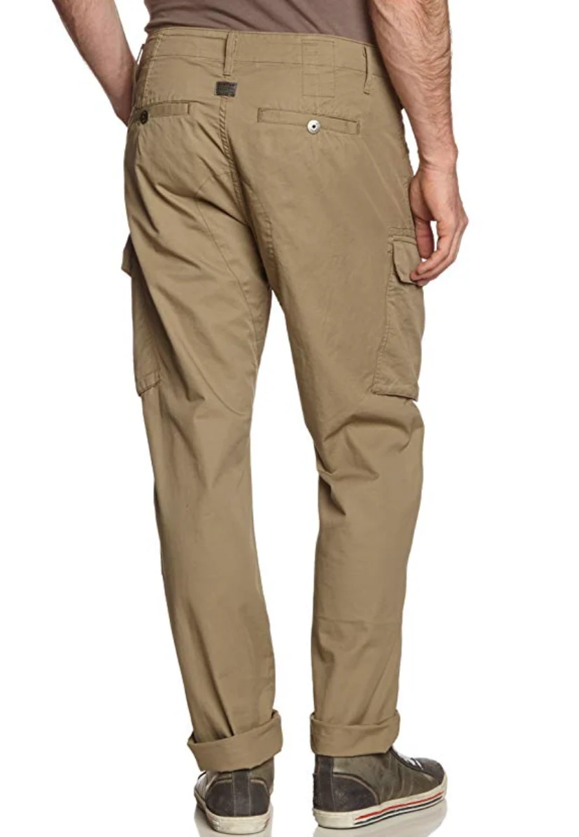 G-Star Rovic Desert Cargo Khaki Field Twill Trousers - Imagen 3