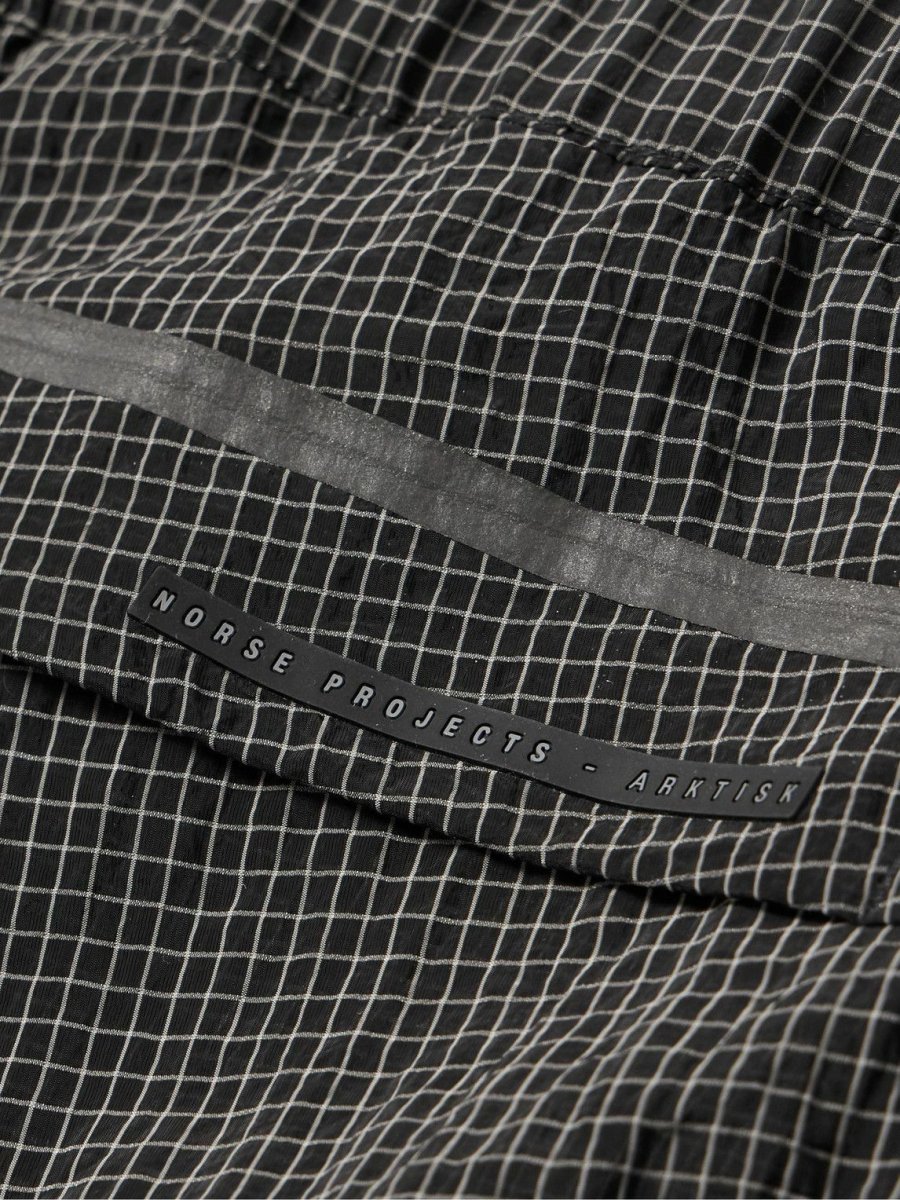 Norse Projects Arktisk Black Ripstop Shorts - Imagen 4
