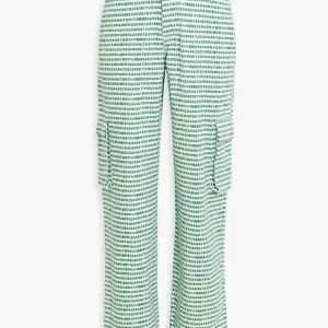 Shrimps Anette Good Luck Printed Patch Logo Cargo Green Trousers