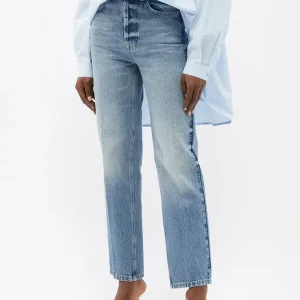 Raey Find Straight Leg Blue Jeans