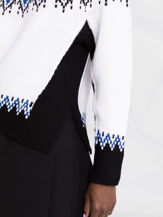 Alexander McQueen Fair Isle Intarsia Wool Jumper - Imagen 6