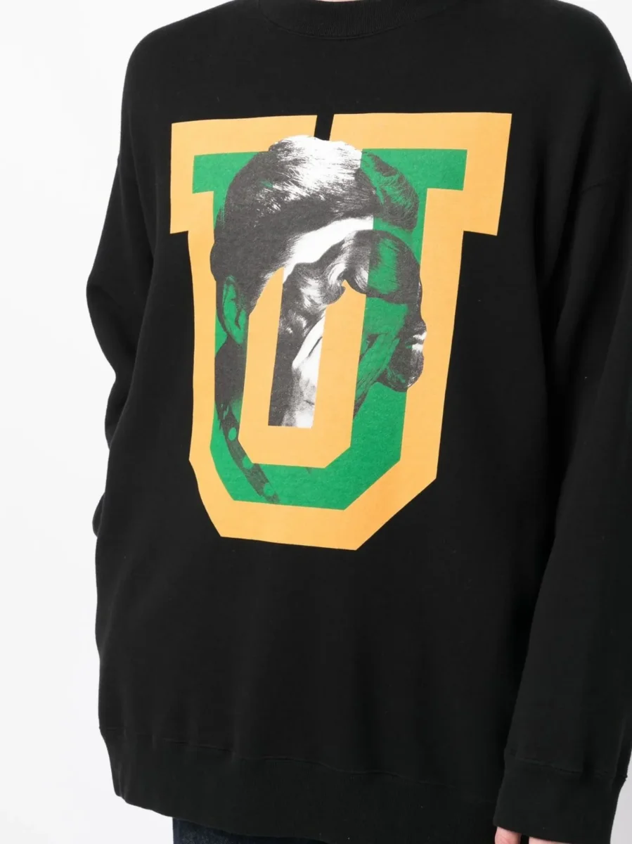 Undercover Psychophilia U Graphic Print Cotton Sweatshirt - Imagen 5