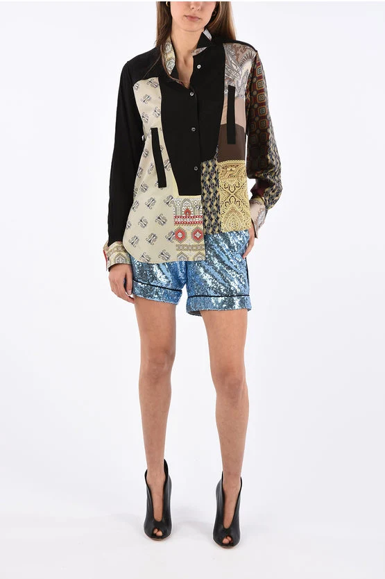 Conner Ives The Reconstituted Scarf Vintage Shirt (IMPERFECT) - Imagen 4