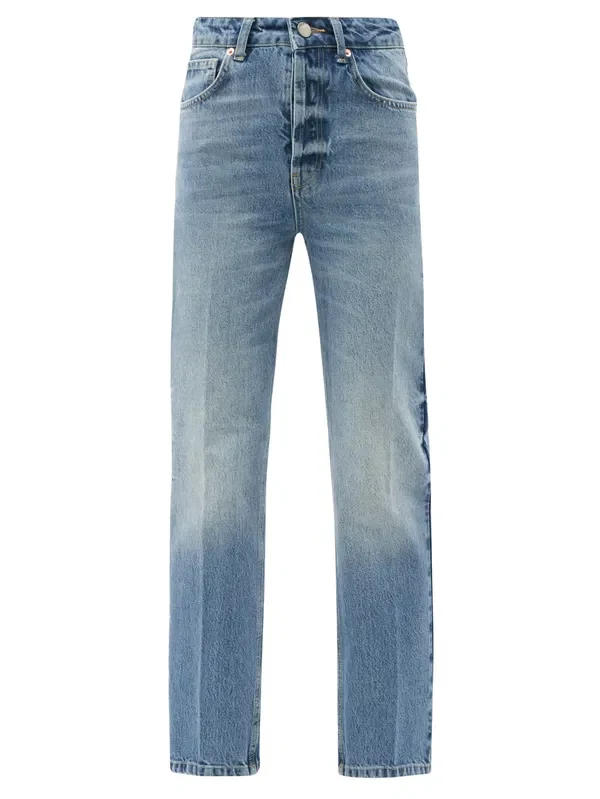 Raey Find Straight Leg Blue Jeans - Imagen 7
