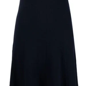 Polo Ralph Lauren Cashmere Navy Short Sleeve Long Dress