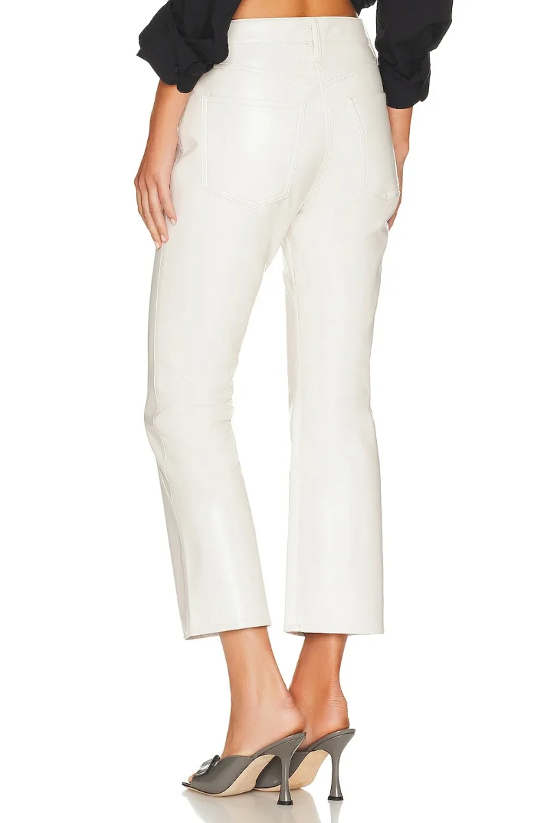 Citizens Of Humanity Isola Recycled Leather Cropped Boot Jeans - Imagen 9