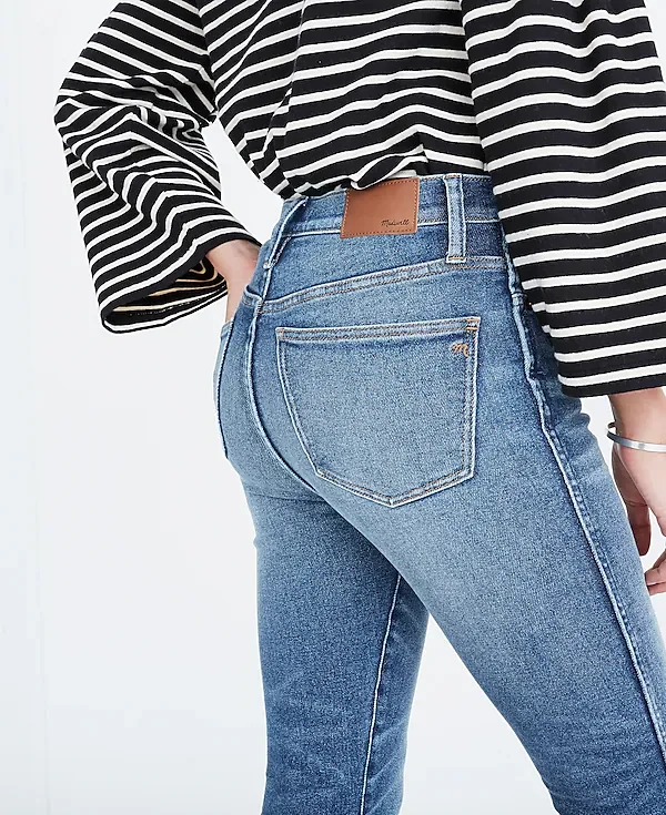 Madewell 10" High-Rise Skinny Jeans in Cordova Wash: Button-Front Edition - Imagen 6