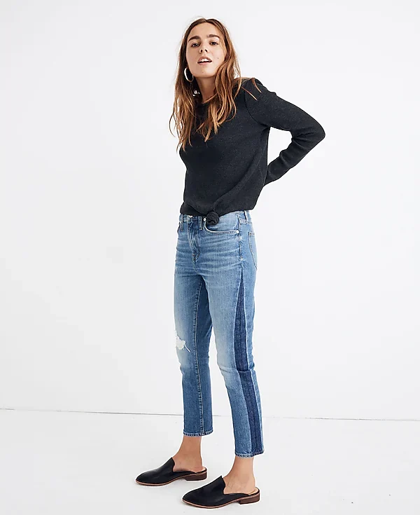 Madewell High-Rise Slim Raebrook Wash Boyjean Relaxed Leg Denim Jeans - Imagen 3