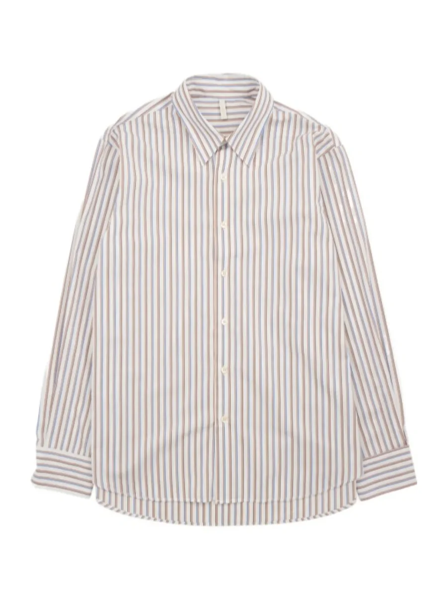 Sunflower Striped Cotton Poplin Shirt - Imagen 2
