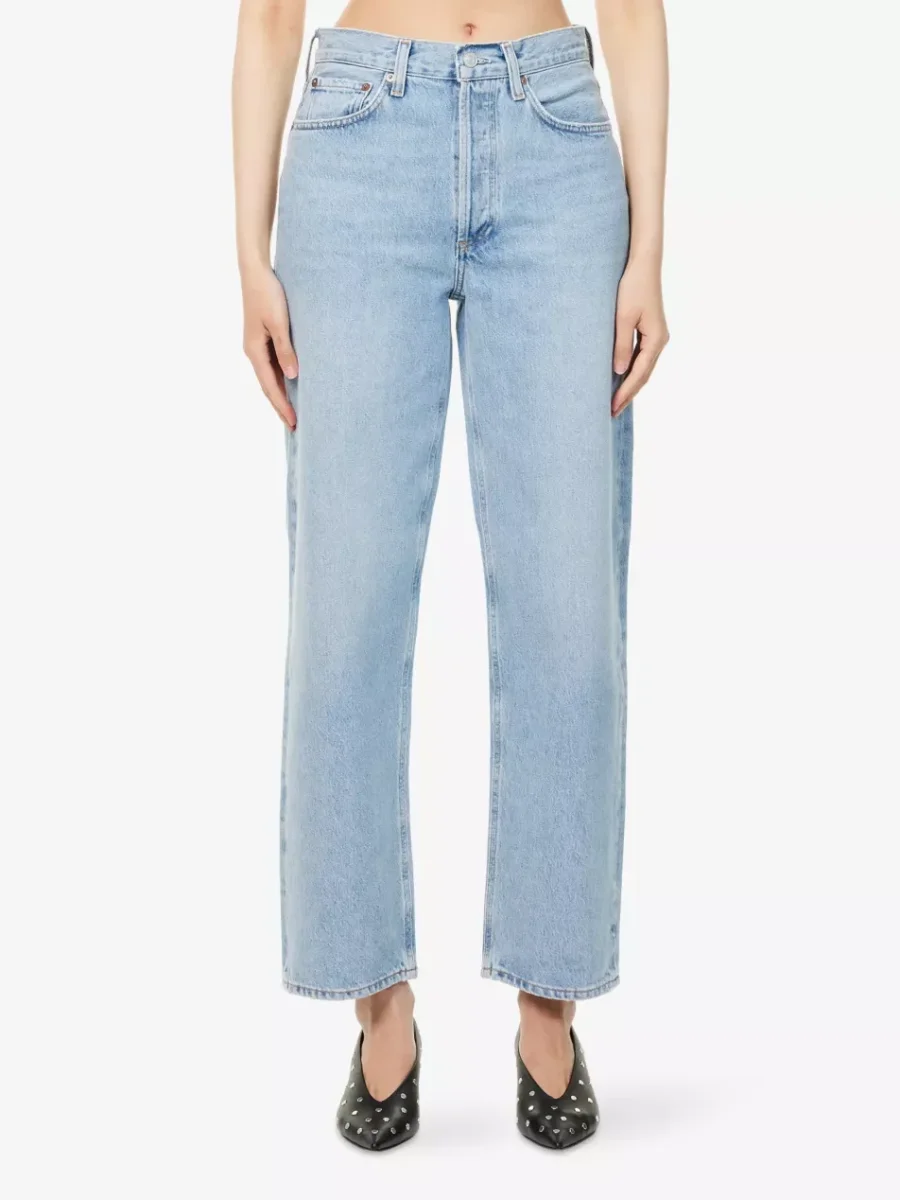 Agolde Henson Baggy Taper Denim Jeans in Replica - Imagen 7