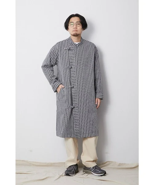 Snow Peak Herringbone Stripe China Coat - Imagen 3