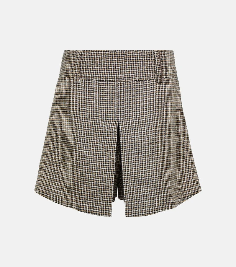 Brunello Cucinelli Houndstooth Check Print Skort - Imagen 2