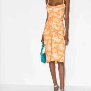 Miaou x Paloma Elsesser Preston Clementine Toile Print Midi Skirt