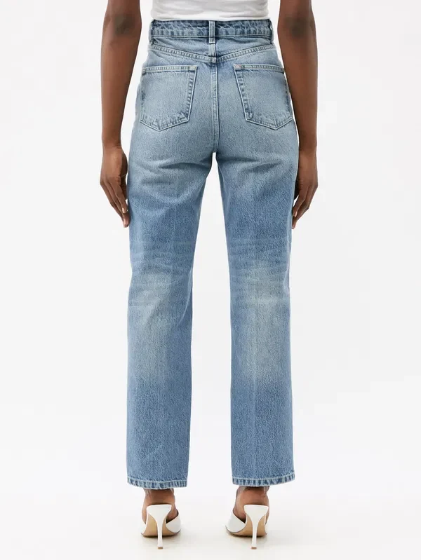 Raey Find Straight Leg Blue Jeans - Imagen 3