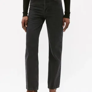 Raey Black Find Straight Leg Denim Jeans