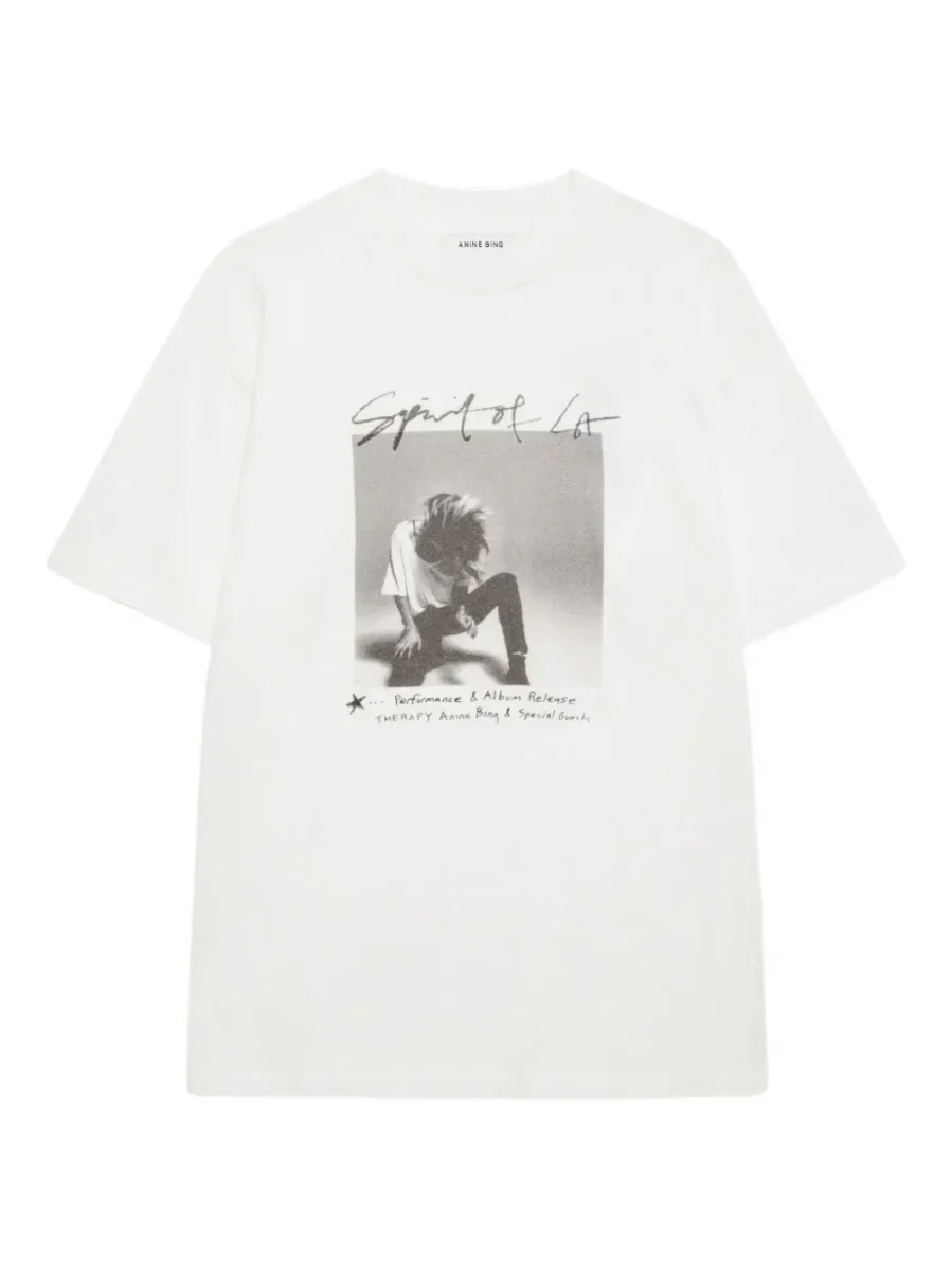 Anine Bing Ashton Photograph Print T-shirt - Imagen 2
