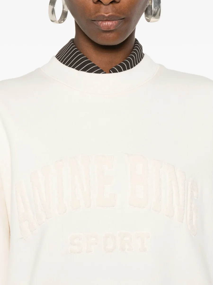 Anine Bing Logo Embroidered Tyler Sweatshirt - Imagen 6