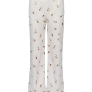 Sleeper Floral Blossom Print Elastic Waist Summer Trousers