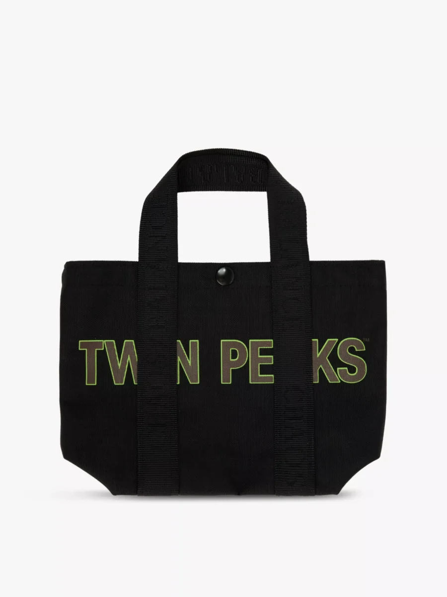 Undercover Twin Peaks Mens Slogan Small Tote Bag - Imagen 4